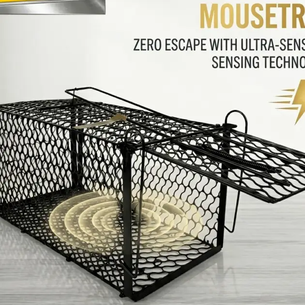 Bestguard High Quality Precision Triggered Mousetrap with Sensitive Sensing Technology