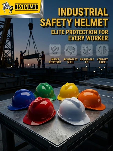 Bestguard Safety Construction Helmet Hard Hat Protective Industrial Helmet for Construction