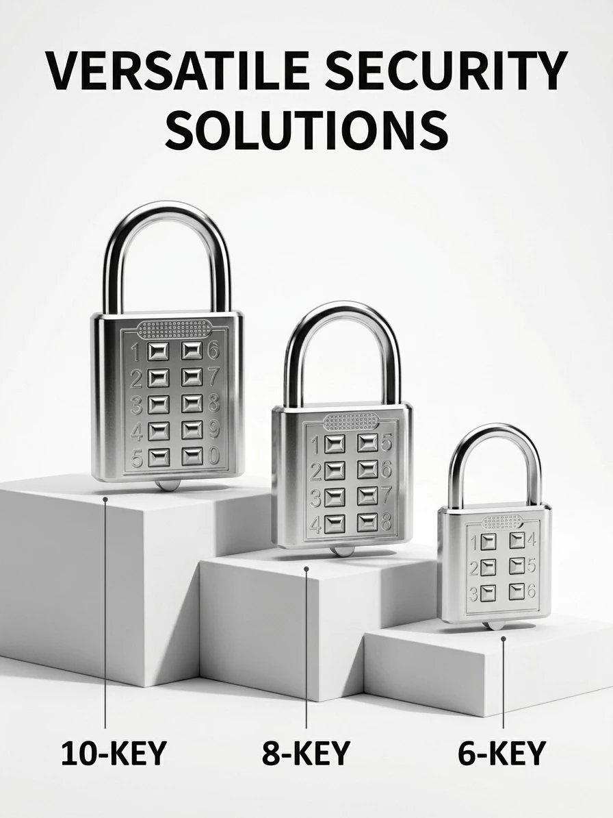 BESTGUARD Combination Padlock Keyless Security Lock Heavy Duty Zinc Alloy Weatherproof - Image 9