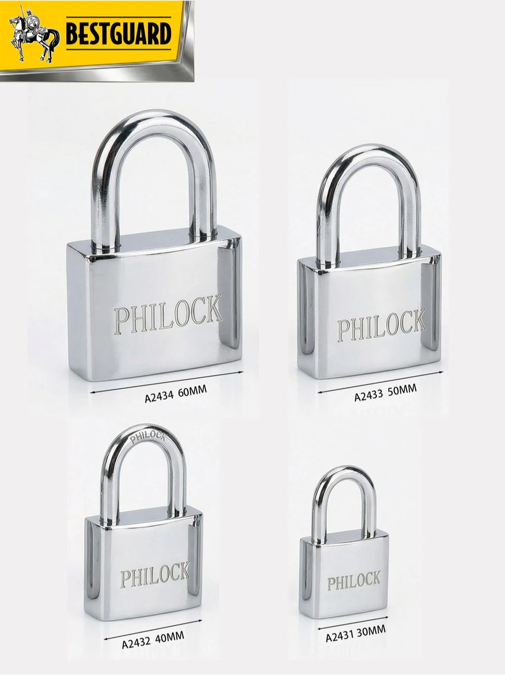 BESTGUARD 304 Stainless Steel Padlock | Anti-Theft & Waterproof Security Lock | Anti-Smash&Anti-Cut - Image 10